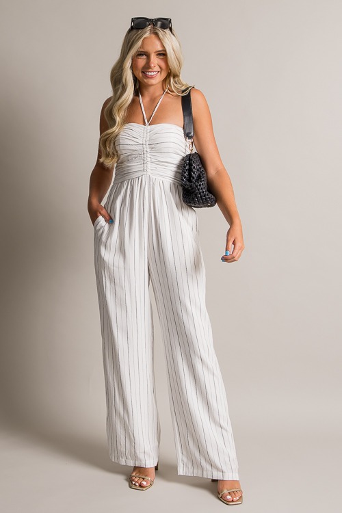 Striped Halter Jumpsuit, Off White - 0621-3.jpg