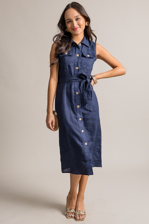 Jayla Button Up Midi, Navy - 0621-355.jpg