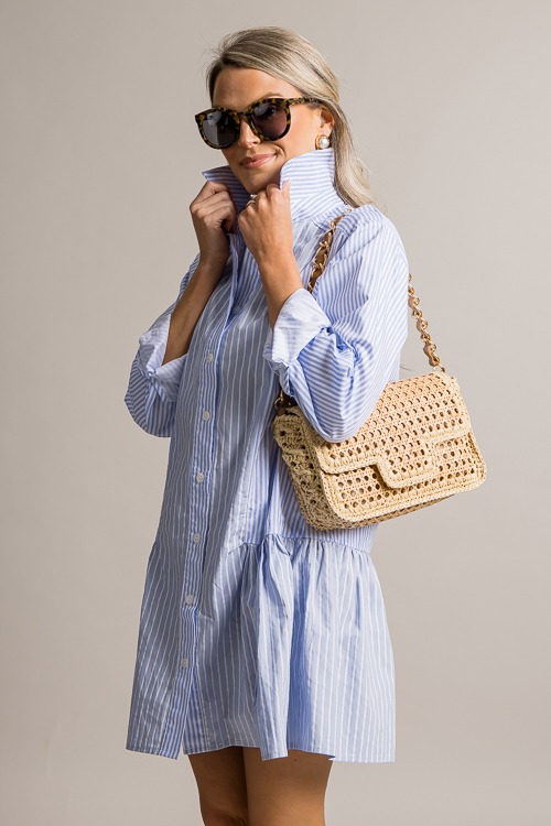 Contrast Stripe Shirt Dress - 0621-400.jpg