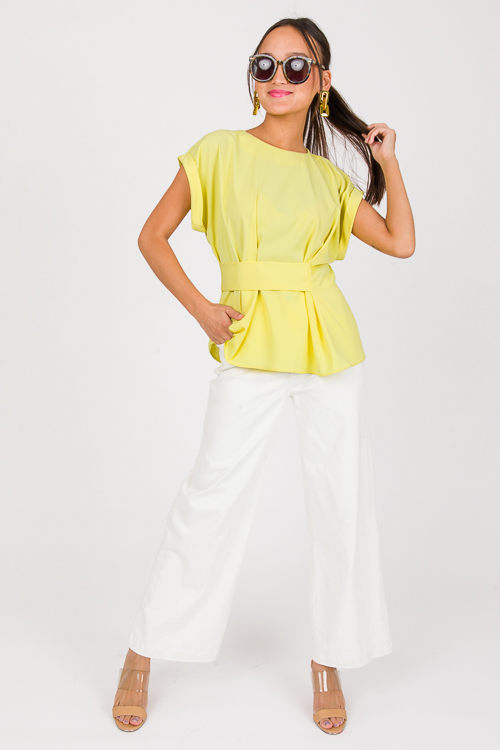 Lula Blouse, Butter Yellow