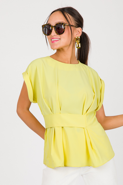 Lula Blouse, Butter Yellow