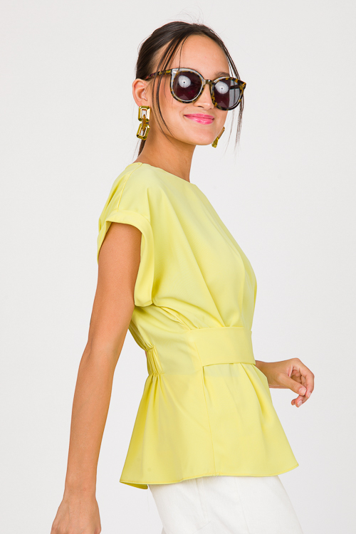 Lula Blouse, Butter Yellow