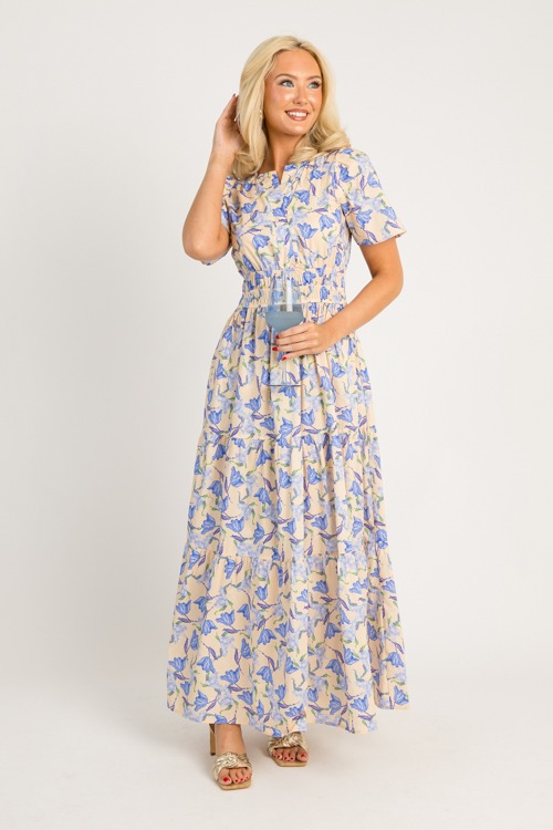 Golden Delight Maxi, Taupe Blue
