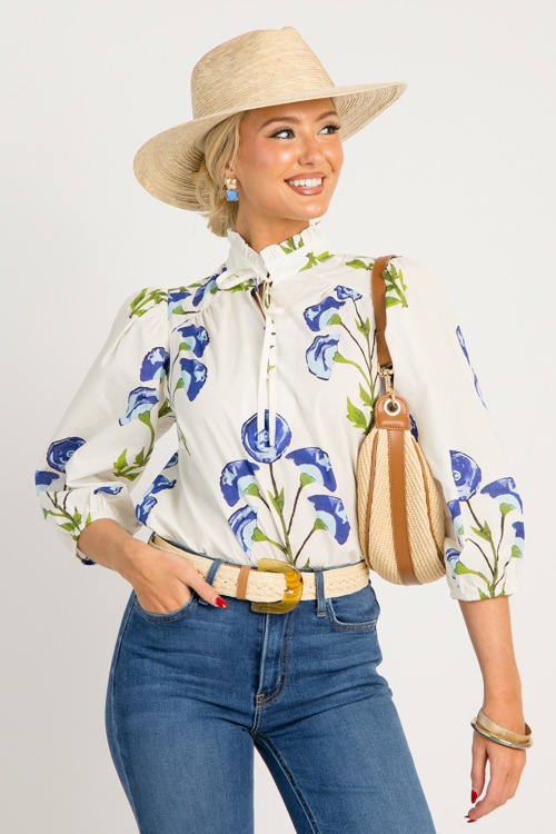 Patrice Floral Top, Cream - 0623-148h.jpg