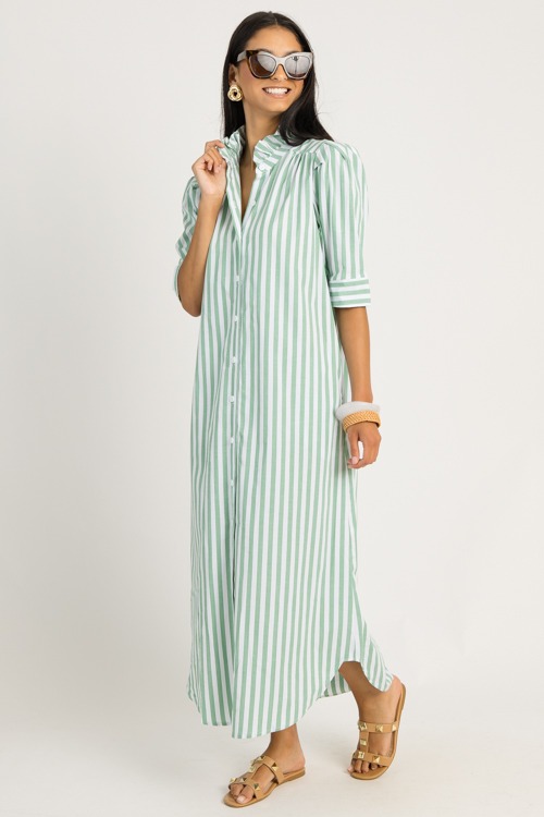 Nina Midi, Green Stripe