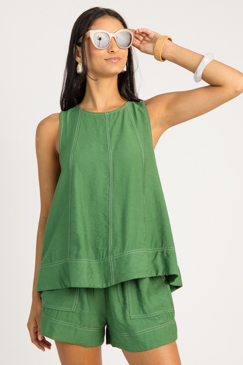 Contrast Stitch Shorts Set, Fer - 0624-10.jpg