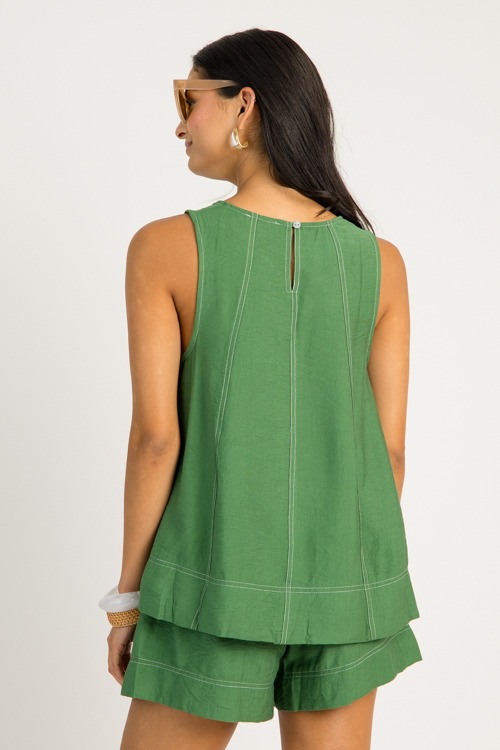 Contrast Stitch Shorts Set, Fer - 0624-11.jpg