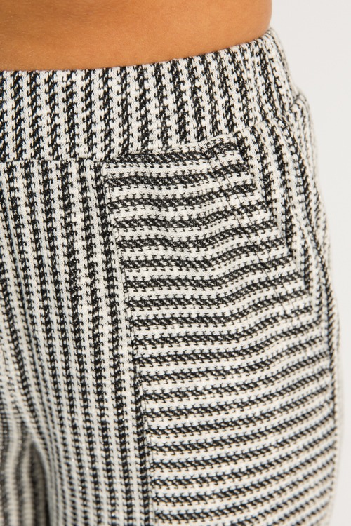 Metallic Stripes Knit Pants,Blk - 0624-115.jpg