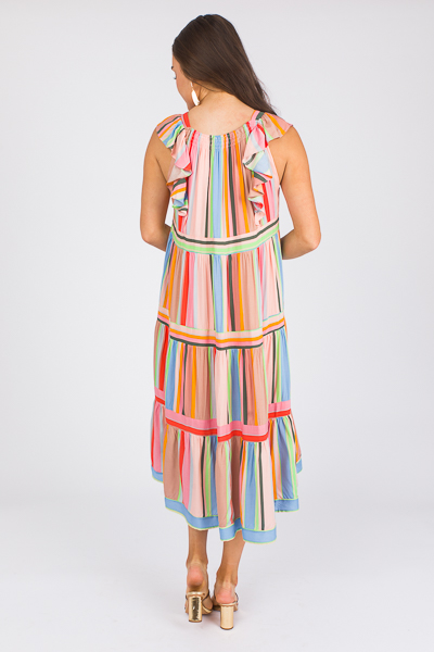 Seychilles Stripe Midi, Pink