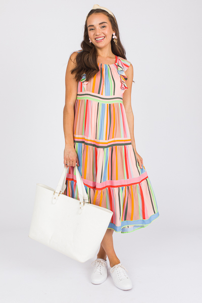 Seychilles Stripe Midi, Pink