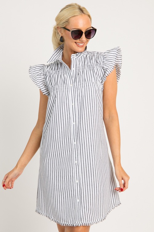 Stripe Fray Trim Shirt Dress - 0624-89.jpg