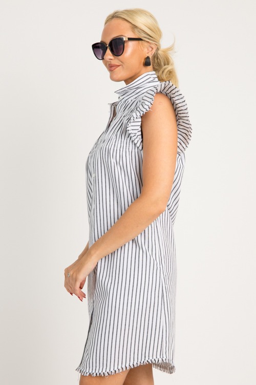 Stripe Fray Trim Shirt Dress - 0624-92.jpg