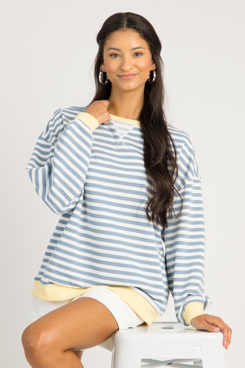 Stripe Rib Trim Sweatshirt, Ant - 0625-116.jpg