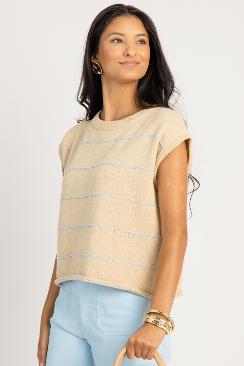 Stitched Stripes Sweater, Taupe - 0625-122.jpg