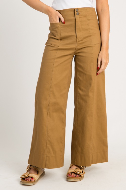 Kya Wide Leg Pants, Camel