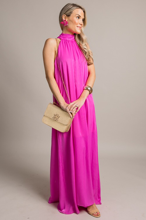 Satin Halter Maxi, Fuchsia - 0625-2h.jpg