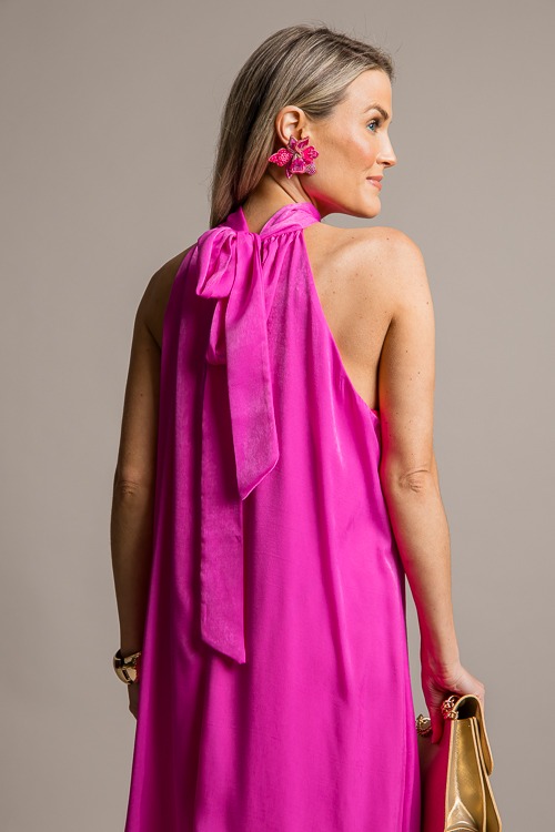 Satin Halter Maxi, Fuchsia - 0625-4.jpg