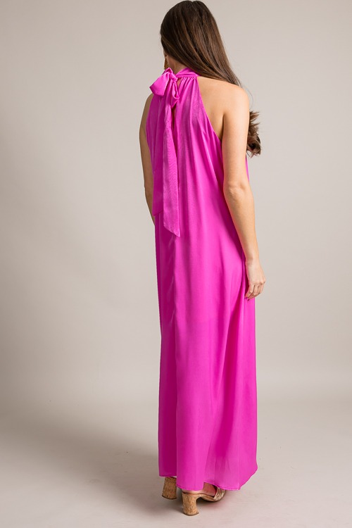 Satin Halter Maxi, Fuchsia - 0625-8.jpg