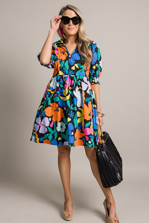 Micah Floral Dress, Black - 0625-81p.jpg