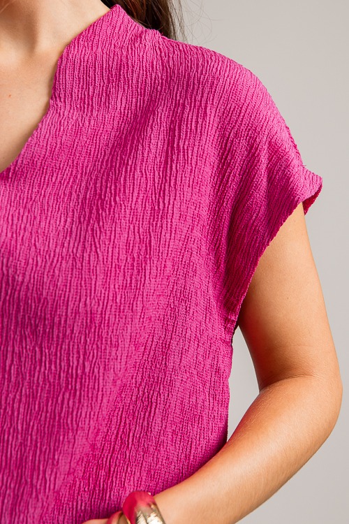 Benson Texture Top, Fuchsia - 0626-104h.jpg