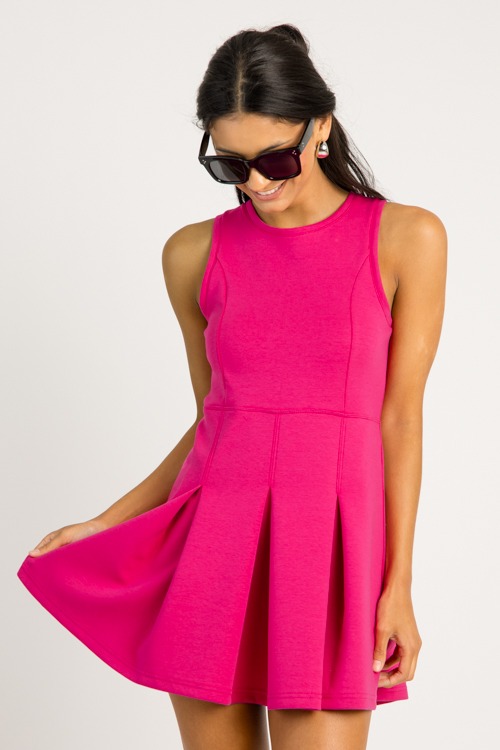 Luxe Knit Tennis Dress, Magenta - 0626-130h-Edit.jpg