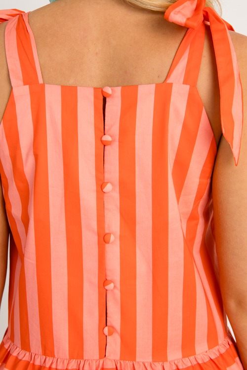 Tie Strap Stripe Dress, Orange - 0626-27.jpg