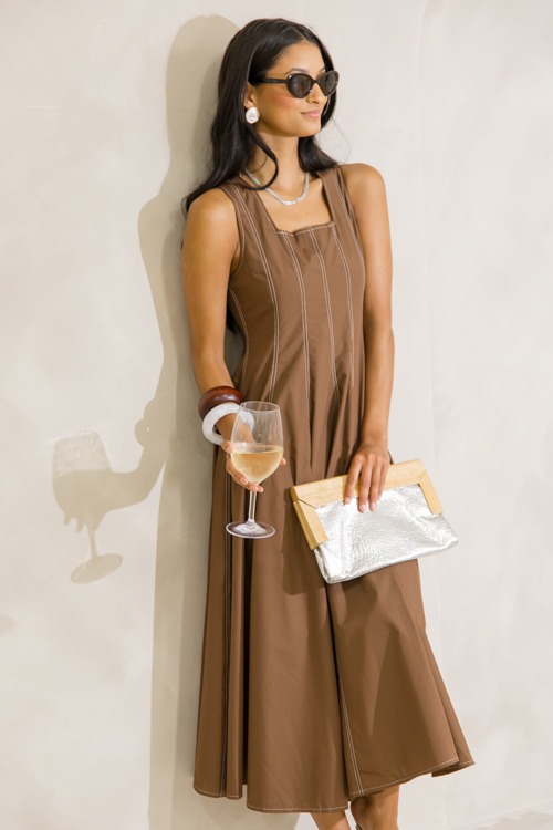 Seamline Contrast Maxi, Brown - 0627-13.jpg