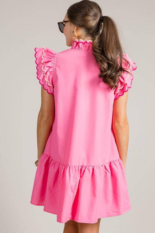 Scalloped Ruffles Dress, Pink - 0627-21.jpg