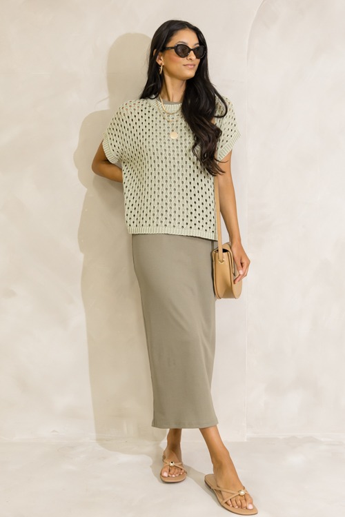 Crochet Open Knit Sweater, Gree - 0627-223p.jpg