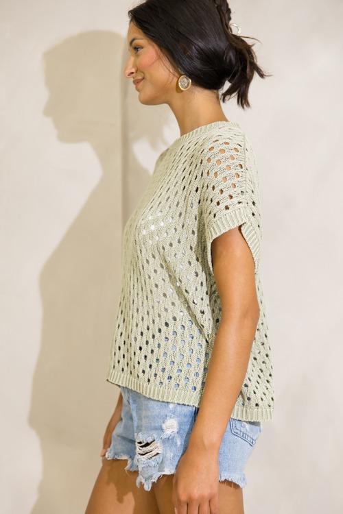 Crochet Open Knit Sweater, Gree - 0627-227.jpg