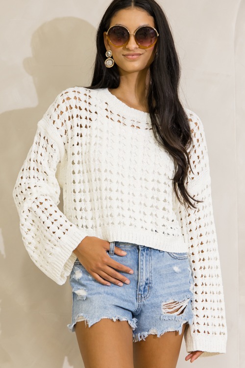 Logan Open Weave Sweater, Off White - 0627-244.jpg