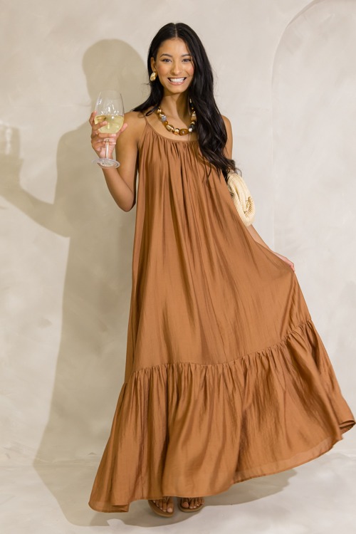 Go With Flow Maxi, Brown