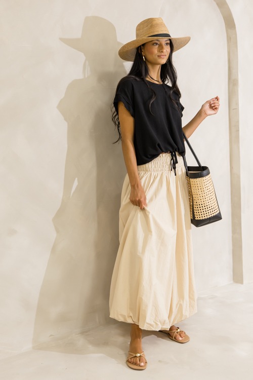 Linen Draw Hem Top, Black - 0627-287h.jpg