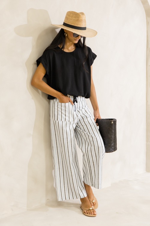 Linen Draw Hem Top, Black - 0627-294h.jpg