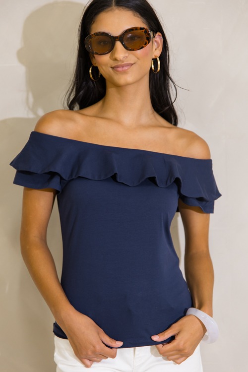 Off The Shoulder Top, Navy - 0627-414.jpg