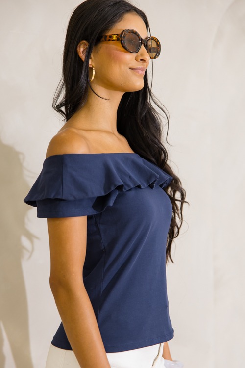 Off The Shoulder Top, Navy - 0627-415.jpg