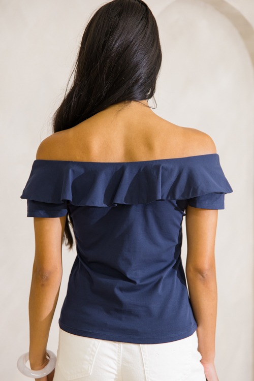 Off The Shoulder Top, Navy - 0627-416.jpg