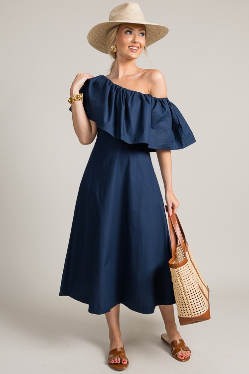 One Shoulder Midi, Navy - 0627-47.jpg