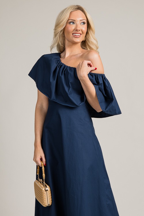 One Shoulder Midi, Navy - 0627-53.jpg