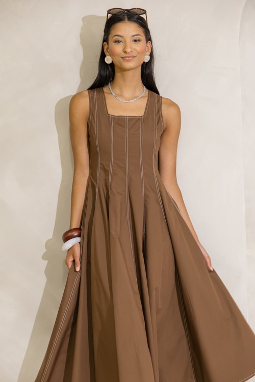 Seamline Contrast Maxi, Brown - 0627-9p.jpg