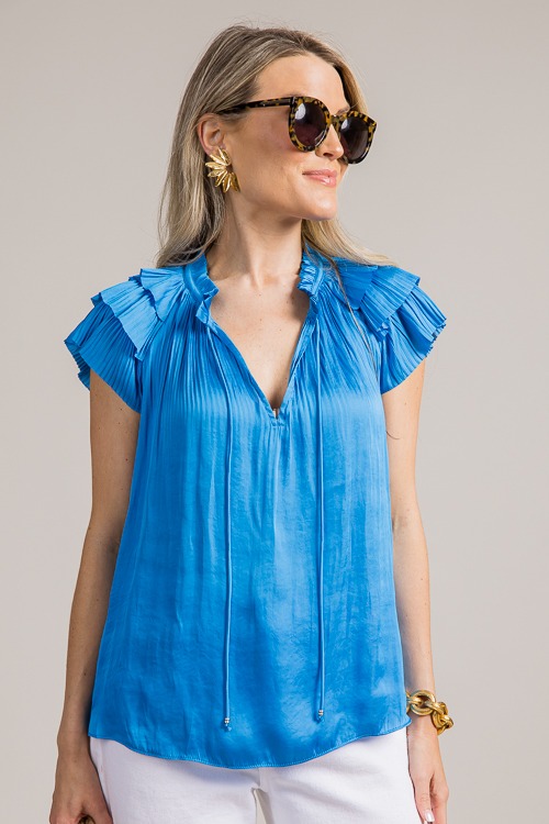 Smooth Talker Blouse, Blue - 0628-107.jpg