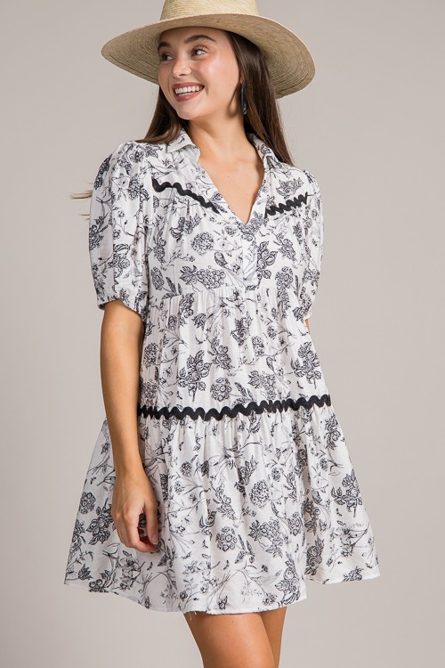 Floral Toile Ric Rac Dress, Bla - 0628-47p.jpg