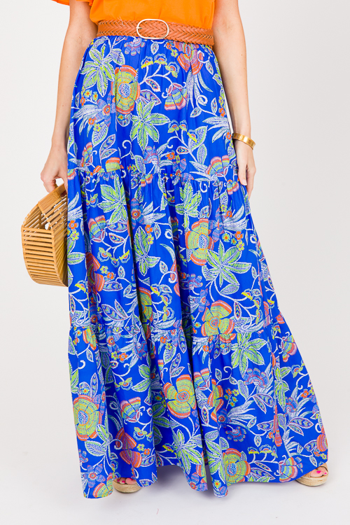 Orange and hotsell royal blue skirt