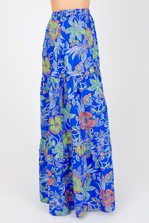 Island Girl Maxi Skirt, Royal