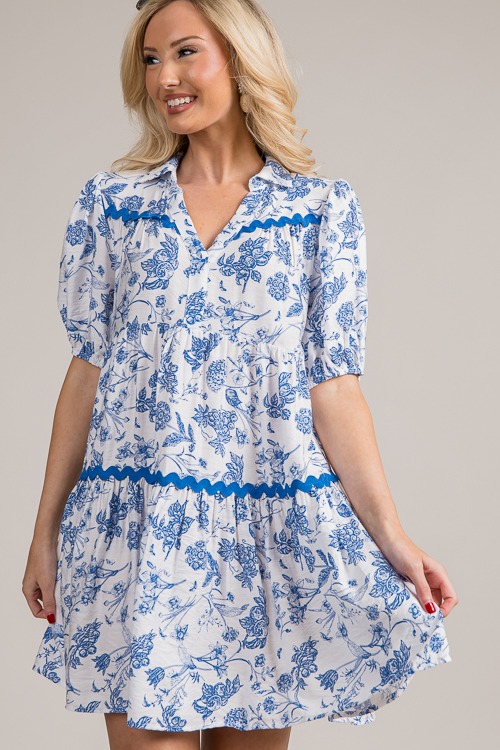 Floral Toile Ric Rac Dress, Blu - 0628-65.jpg