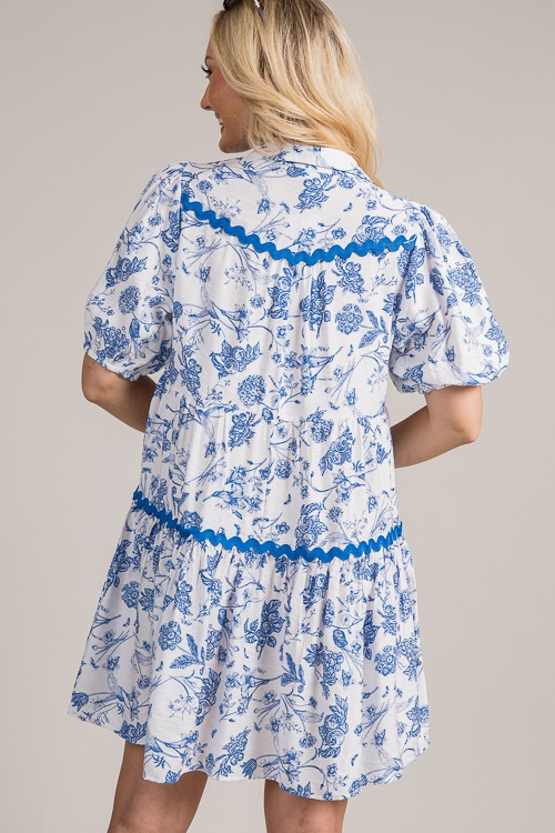 Floral Toile Ric Rac Dress, Blu - 0628-67.jpg