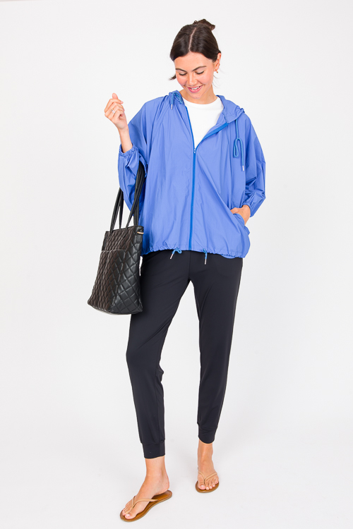 Dolman Zip Jacket, Royal Blue