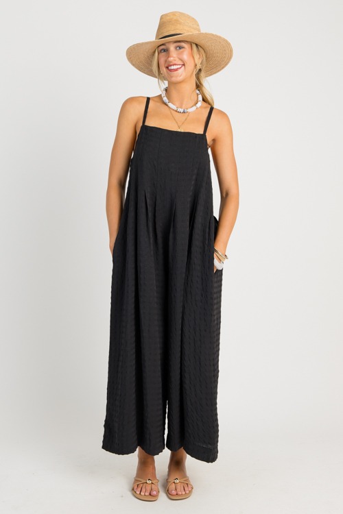 Tonal Texture Jumpsuit, Black - 0701-10p.jpg
