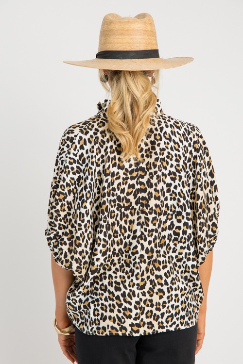 Leopard Stripe Accent Blouse, C - 0701-47.jpg