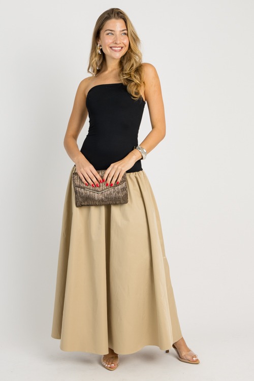 Strapless Colorblock Maxi, Blac - 0701-6.jpg